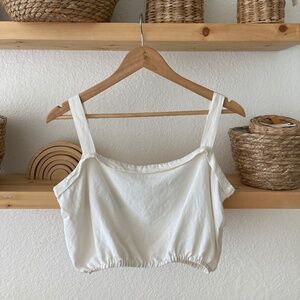 Ozma linen blend top
